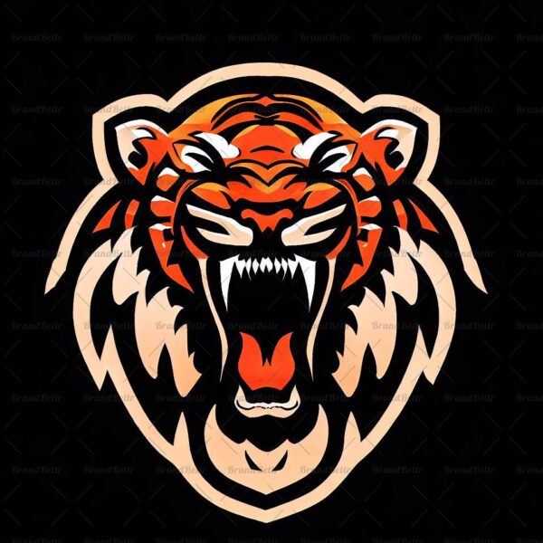 Brüllender Tiger